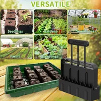 Hot Selling Soil Block Maker Manual Soil Block Maker Garden Garden Sowing Forest Farm Tools Root Soil Culture Container Making 2