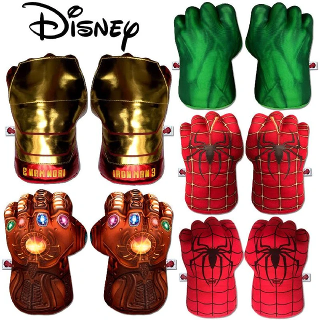 Hulk Ironman Spiderman Mains Boxe Poing Gant Avengers Enfants Jouets Cadeau  de Noël