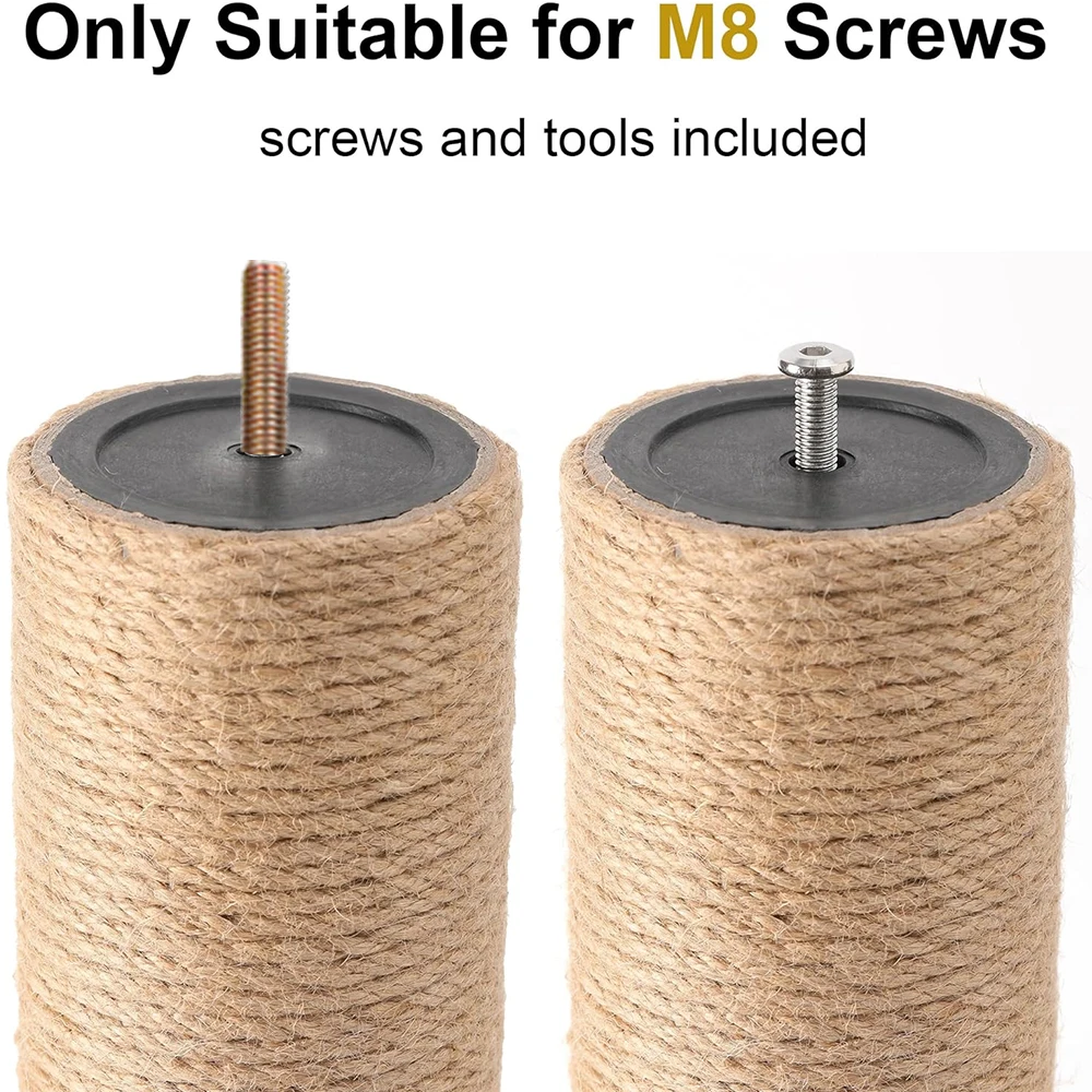 2PCS Cat Scratch Pole, DIY Accessories For Cat Climbing Frame, Suitable For Cat Climbing Frame Or Replacing Old And Damaged Cat_voghion.com