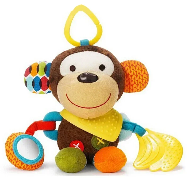 Baby Toys Plush Stuffed Rattle Toys Stroller Hanging Animals Bed Mobile Infant For 0-6 Months baby toys,baby rattle toys,hanging rattles toy,ball rattle toy,plush rattle toy