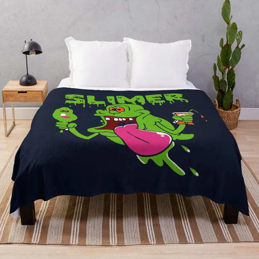 

Slimer funny Throw Blanket Throw And Blanket