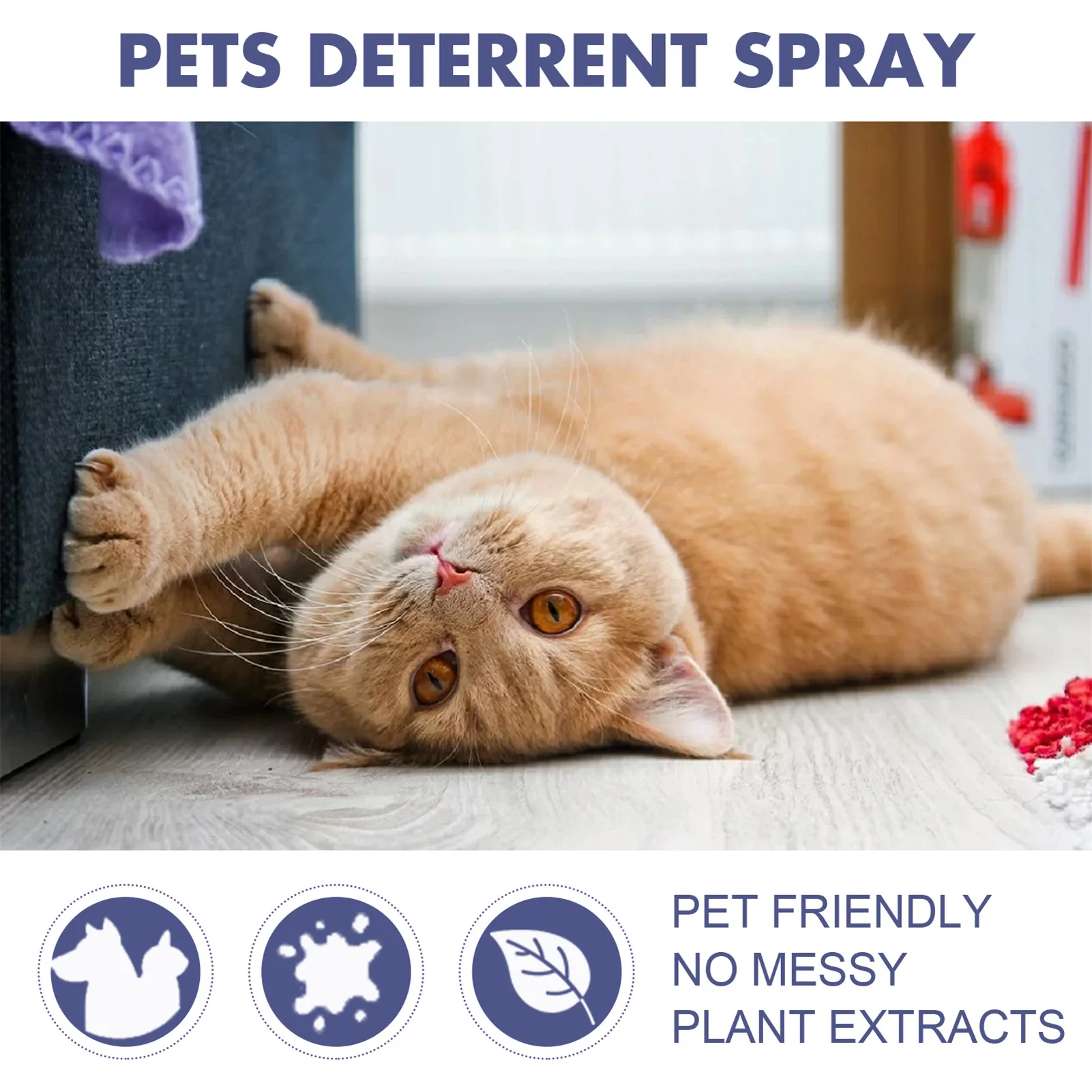 Cat Spray Training Aid For Cat Anti Scratch Furniture Protector Keep Pet Off Cats Scratching Post Safe Restraint Pet Spray 50ml