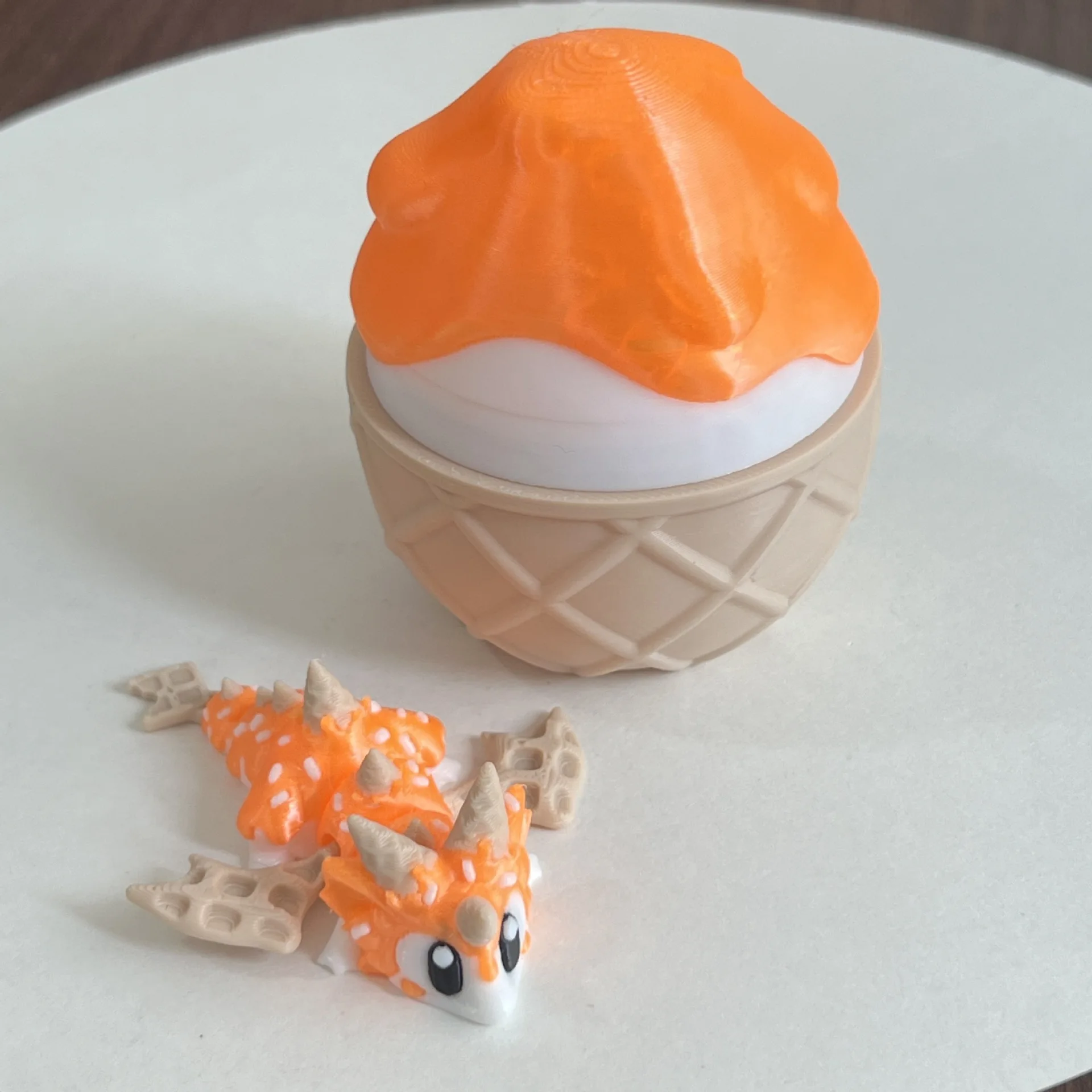 Serie Draghetto Uovo pastello Snodabile 3D in vari tempi e colori (Fiori, Ghiaccio, Dolci) 14 Serie Draghetto Uovo pastello Snodabile 3D in vari tempi e colori (Fiori, Ghiaccio, Dolci) - immagine 10