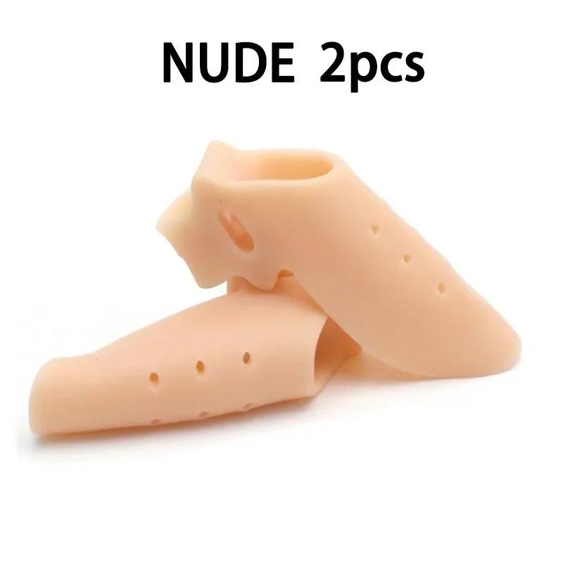 1 Pair Two-hole Toe Orthosis toe separators toe spreader ingrown toenail corrector toe corrector finger toe separator toe protectors
