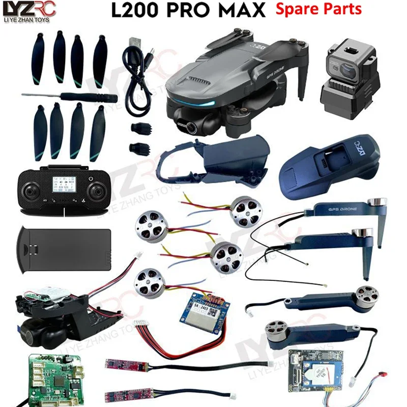 Description Picture 2 of itemLYZRC L200 PRO MAX Drone Body Arm Propeller GPS WiFi Board Main Board Motor Obstacle Avoidance ESC etc RC Quadcopter Spare Parts