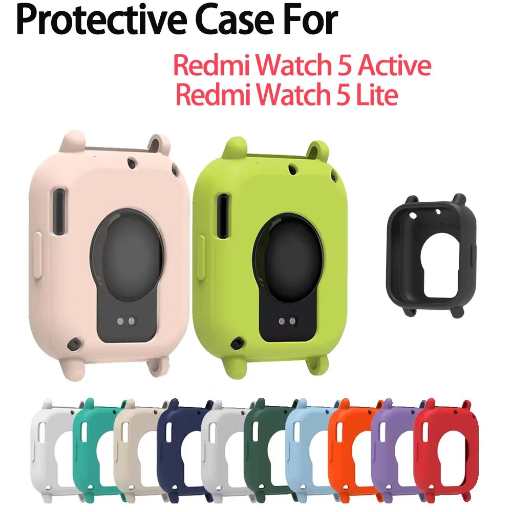 High-Quality Silicone Watch Case – Soft, Scratch-Resistant Protective Shell Bumper