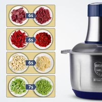 Electric Meat Grinders Food Crusher 6S Stainless Steel Multifunctional Vegetable Slicer Processor Chopper Kitchen Appliances 2