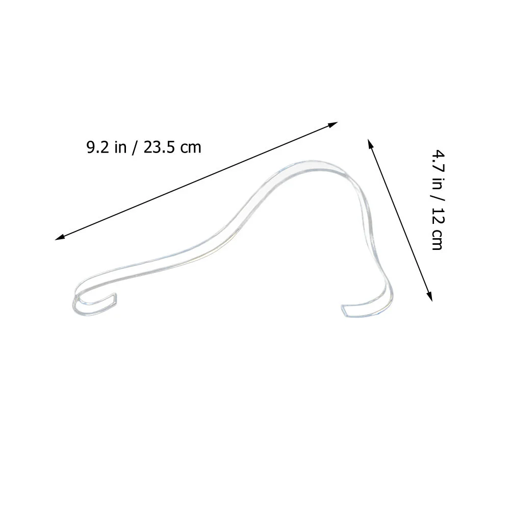 10pcs Transparent Acrylic Shoe Display Rack Stands Risers Sandal Support Holders Portable Stretchers Shoe Store Exhibit 3