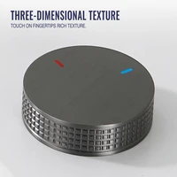 Gunmetal Basin faucet Knurled Switch 360 Rotating