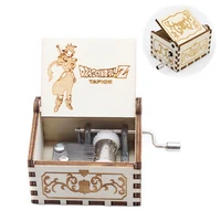 Top Sale Wood Hand Crank Music Box Dragon Ball Christmas Gift Birthday Gift Mother's Day  Gift 2