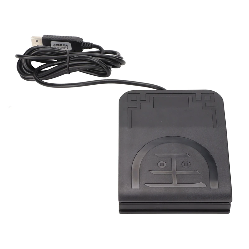 AC81-Foot Switch USB Foot Switch Pedal High Sensitivity Multifunctional Ergonomic Pedal Single Foot For Games