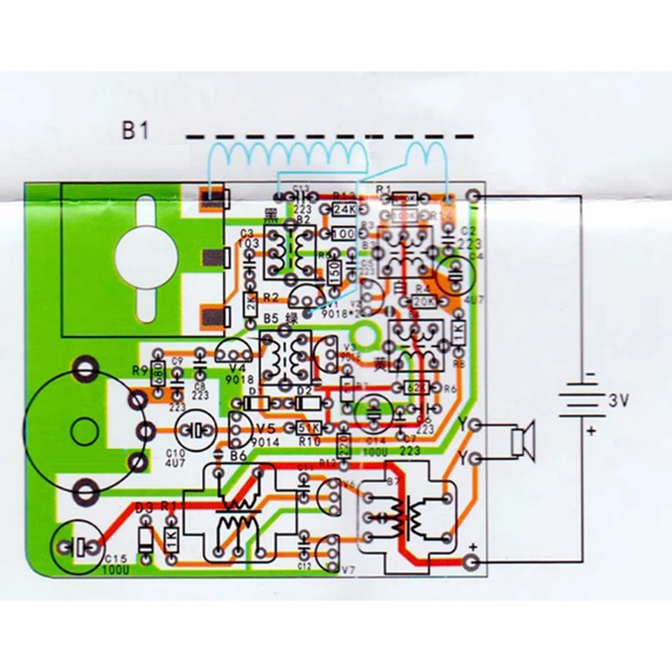 1 Set 7 Tube AM Radio Electronic DIY Kit Electronic Learning Kit HX108 2 Diy Kit Without Battery Easy Install I5935331386 - View #8