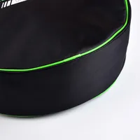 1pcs Oxford Fabric Bag Portable Round Tool Kits Hardware Car Charging Wire Buggy Bag Zipper Cylinder Bag 2