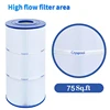 Cryspoo lPool Filter Compatible with Hayward CX760RE,C751,Clearwater II 75,Pro Clean 75, PA76,Unicel C-8411,FC-1255,75 sq.1 Pack 6