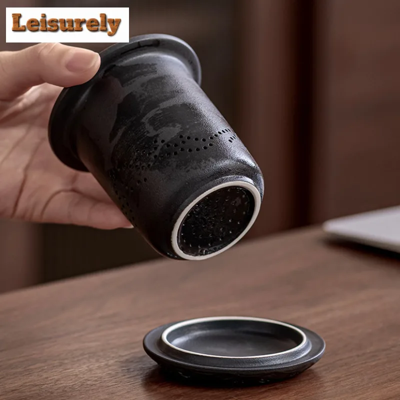 Creative Wave Poatable Travel Tea Set Kit Luxury 1 Pot 4 Cups Household Tea Making Filter Handle Mug Camping Stock Bags Supplies