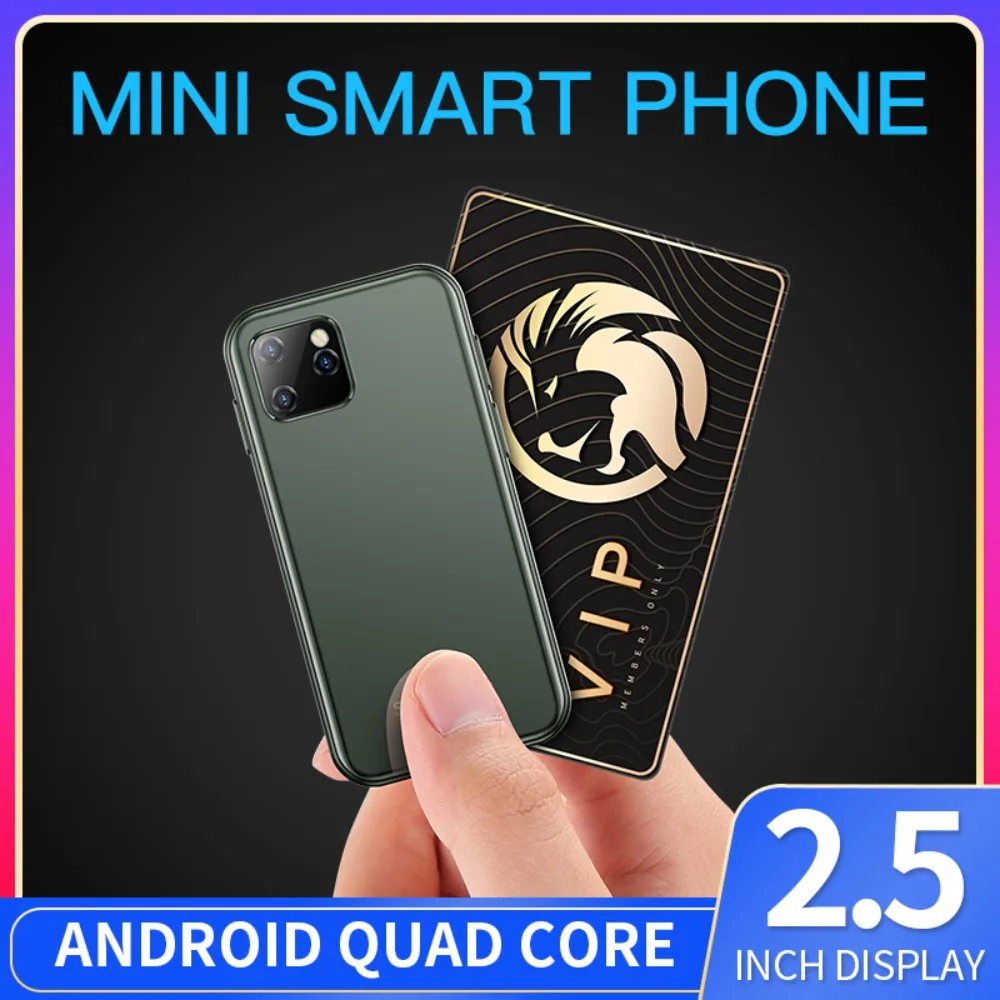 Mini Android 6.0 Cell Phones With 3D Glass Slim Cute Smartphone Google Play Market Body HD Camera Dual Sim Quad Core  Soyes XS11