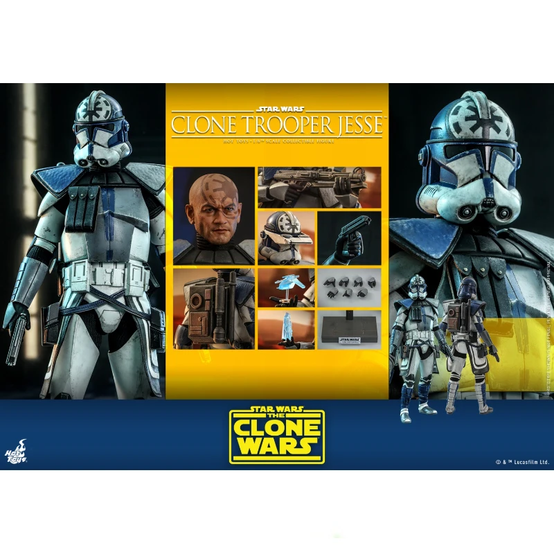 

Женская Игрушка HotToys TMS065 Звездные войны Клон солдат Джесси 1/6 аниме экшн-фигурка игрушка подарок Коллекционная модель хобби
