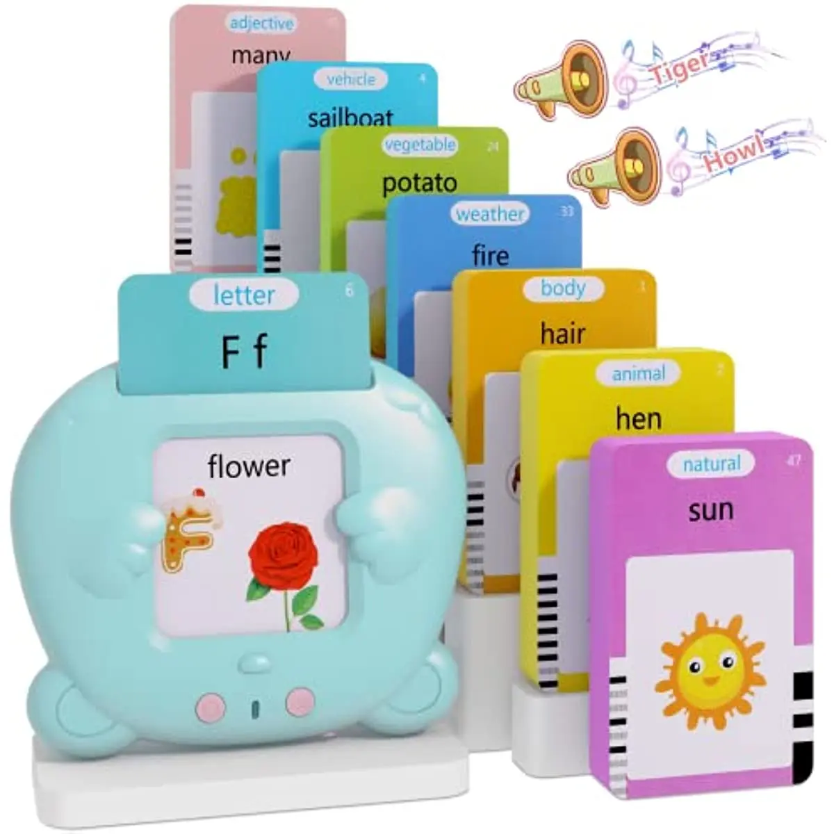 Talking Flash Cards Early Educational Toys Baby Boys Girls Preschool  Learning Reading Machine Interactive Gift