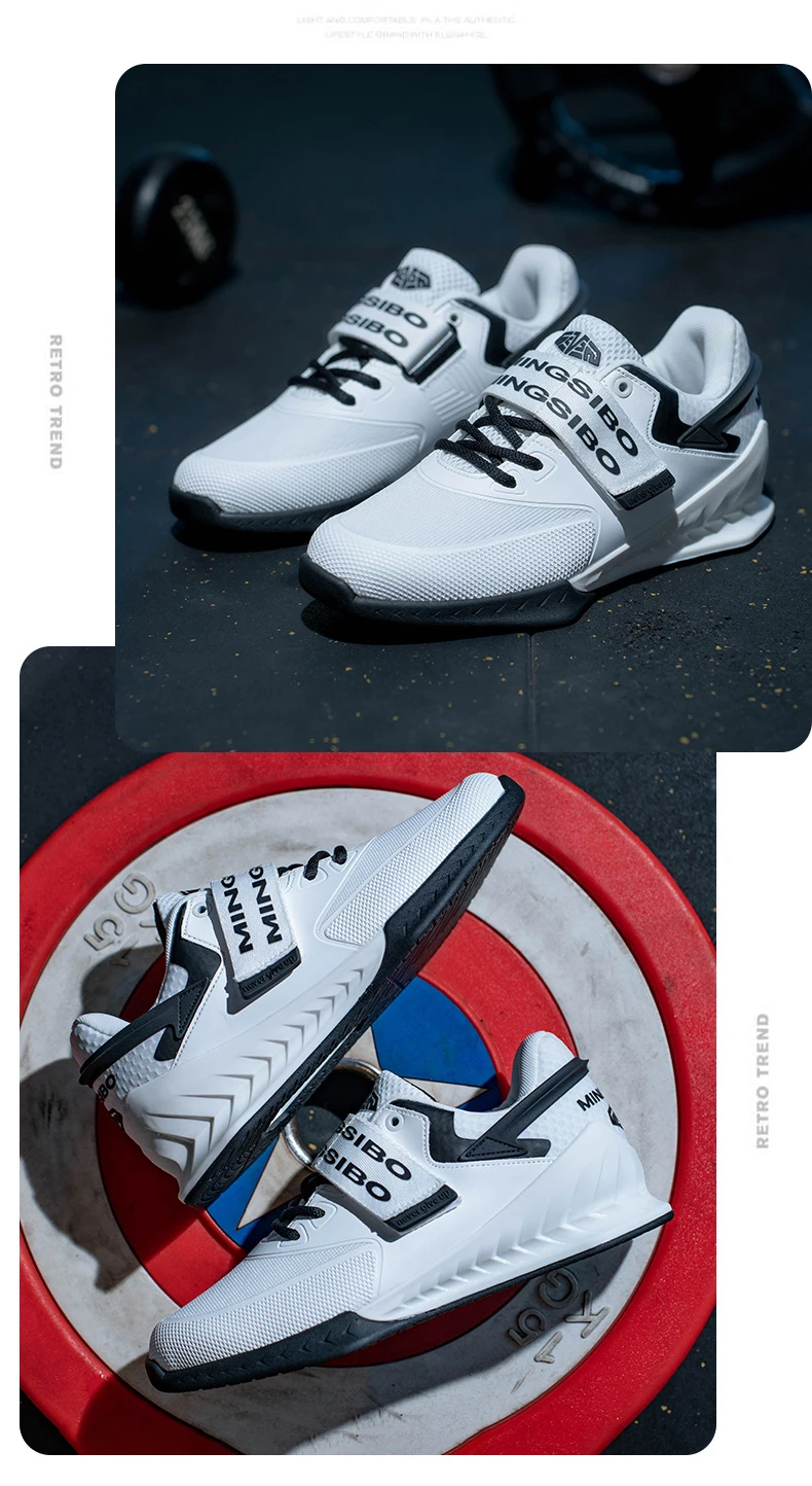 Description Picture 5 of itemMen Professional Weightlifting Shoes Women Gym Squat Boots Deadlift Non Slip Shoes High-Quality Sports Brand Training Sneakers