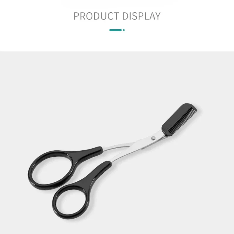 1Pc Safe Eyebrow Trimmer Scissors with Comb Makeup Tool eyebrow trimmer set,eyebrow scissors,eyebrow trimmer