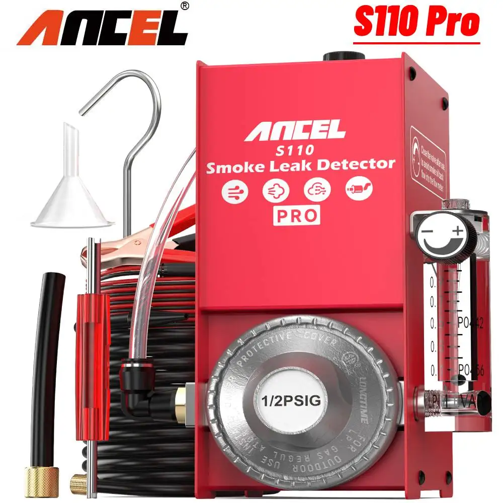 Ancel S110 Pro Car Pipeline Rilevatore Di Perdite Di Fumo Strumenti Di Ispezione Generatore Di Fumo Per Auto Evap Strumenti Meccanici Automobilistici