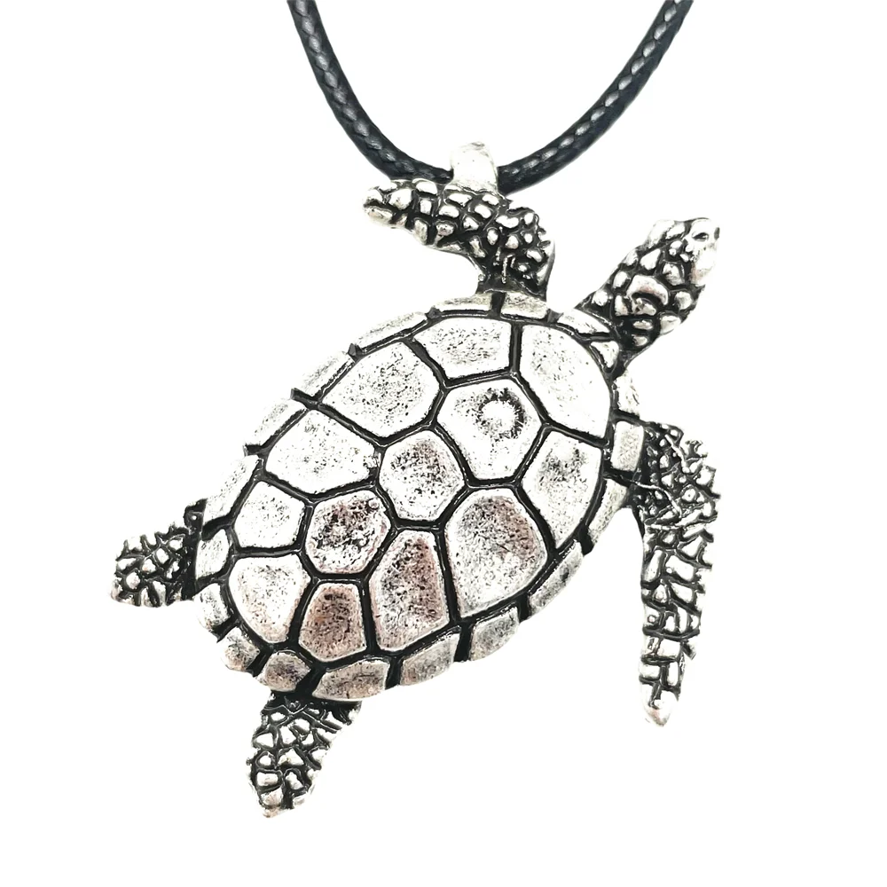 Nostalgia Turtle Necklace Ocean Animal Pendant Lovely Tortoise Jwelry For Women Necklace