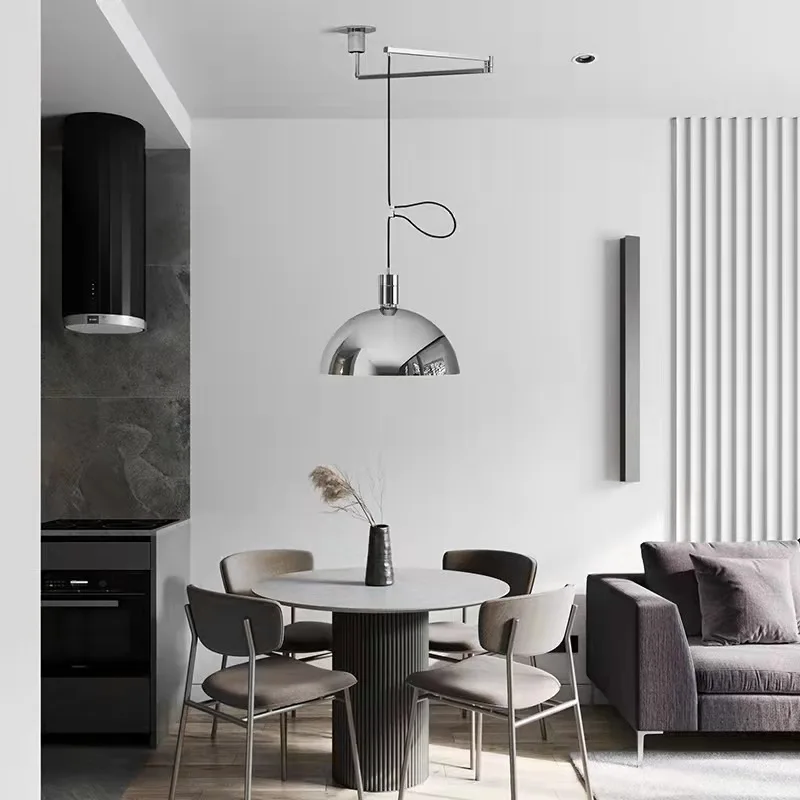 Let at ske Bekræfte sommer Bauhaus Nordic Kitchen Table Hanging Lamp Shade Movable Home Decor Ceiling  Pendant Light For Dining Room Bar Bedroom Lighting - Pendant Lights -  AliExpress
