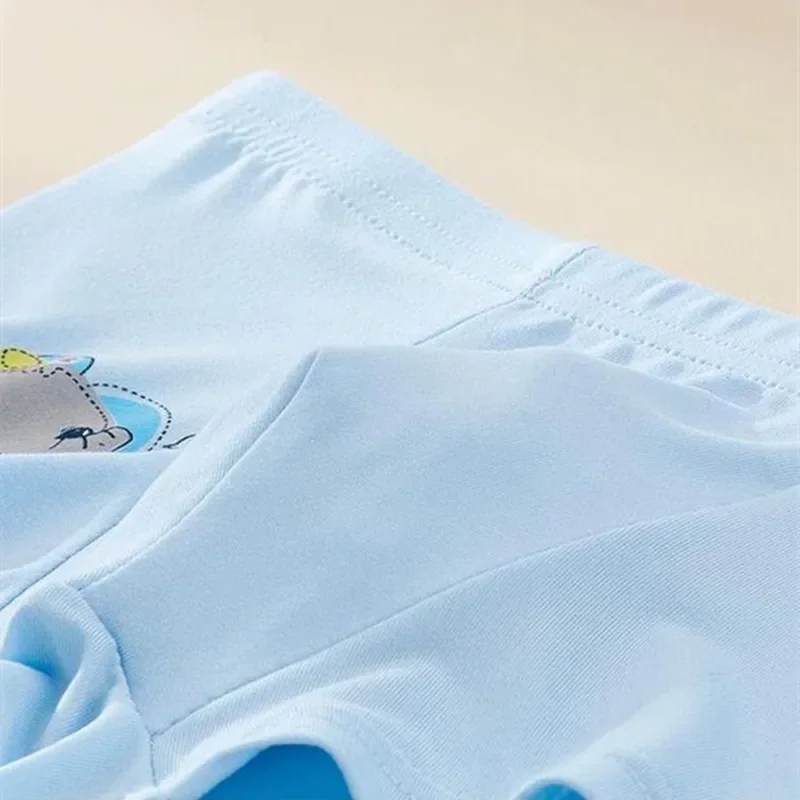10 Pcs/Lot Boys Boxer Briefs Kids Underwear Baby Underpants Cartoon Print Soft Children Panties 2-12Years boys underwear