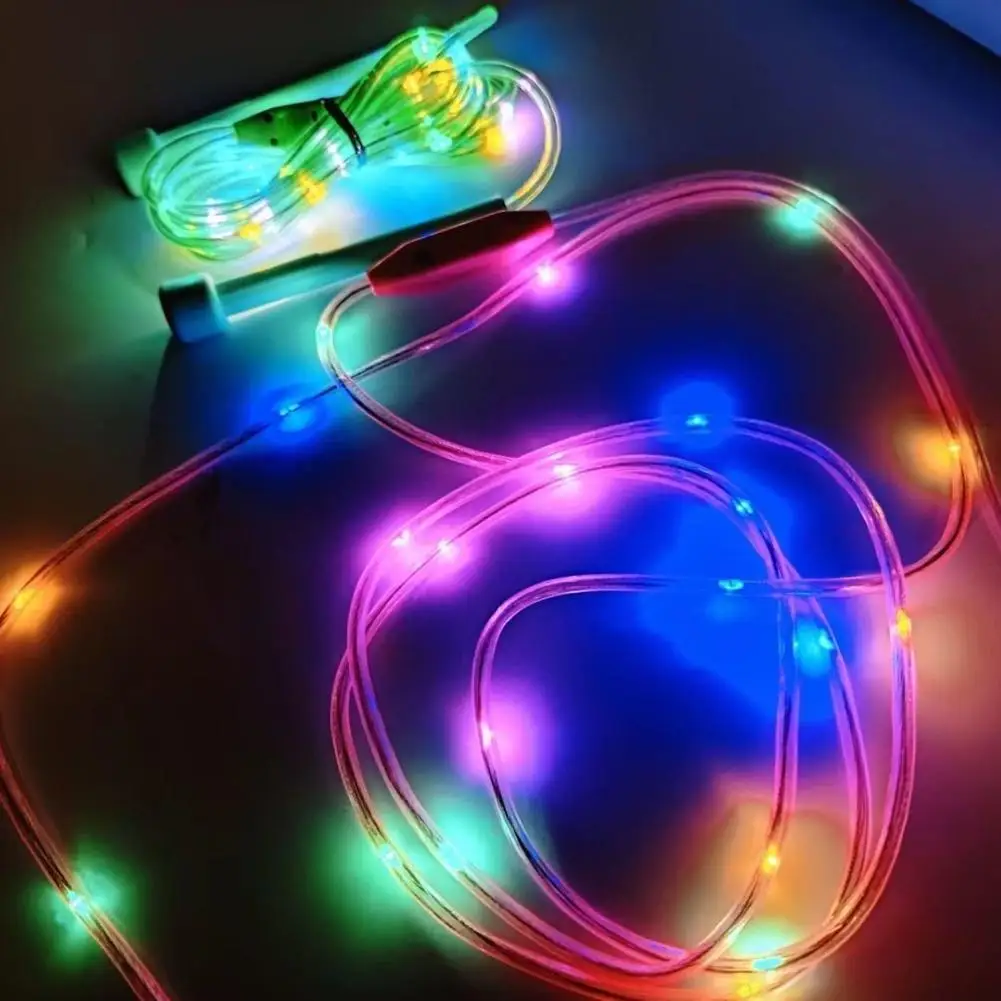 Jump Rope LED Illuminated For Night Exercise
