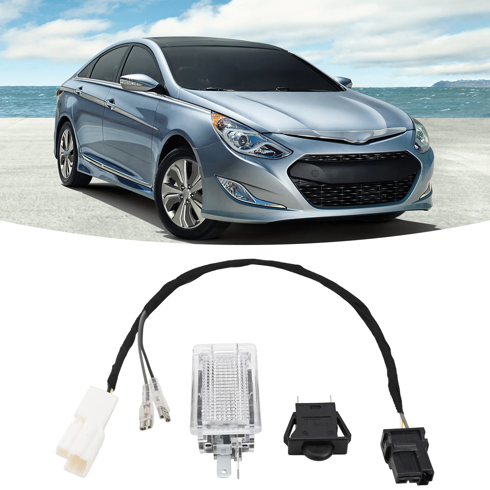 1 세트 자동차 글러브 박스 램프 스위치 어셈블리 9351021000 92620-33000 93510-21000 현대 용 기아 스위치 플라스틱 내부 부품