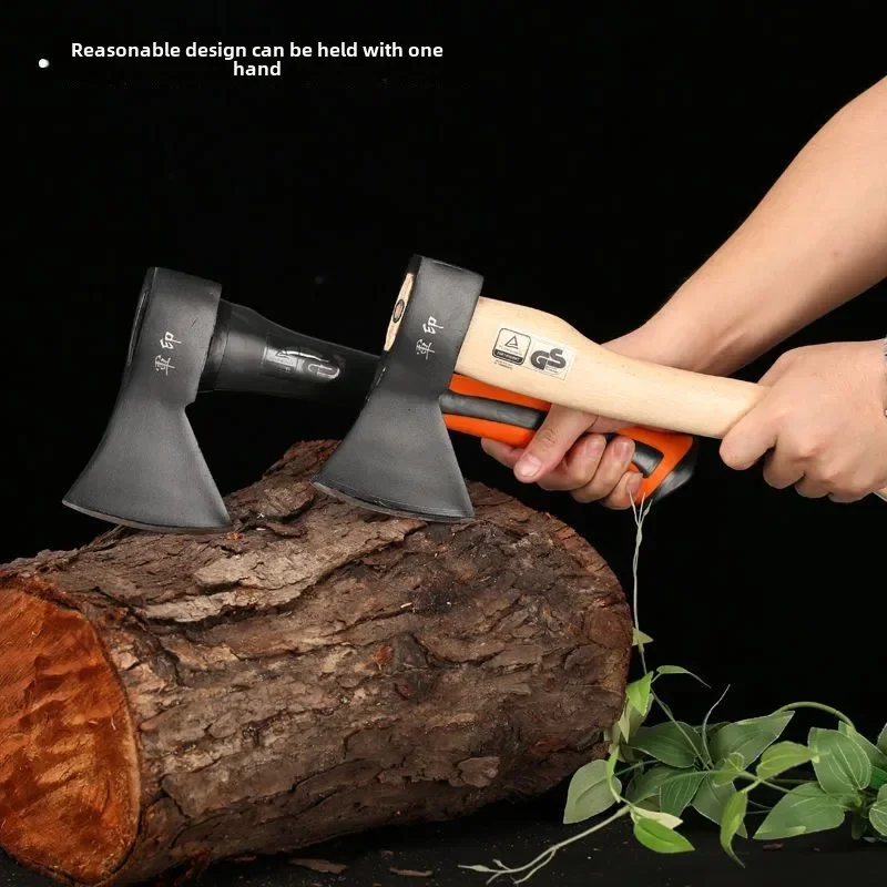 New Outdoor mountain axe, household logging axe, chopping wood and trees, multifunctional forging and hammering woodworking axe 5