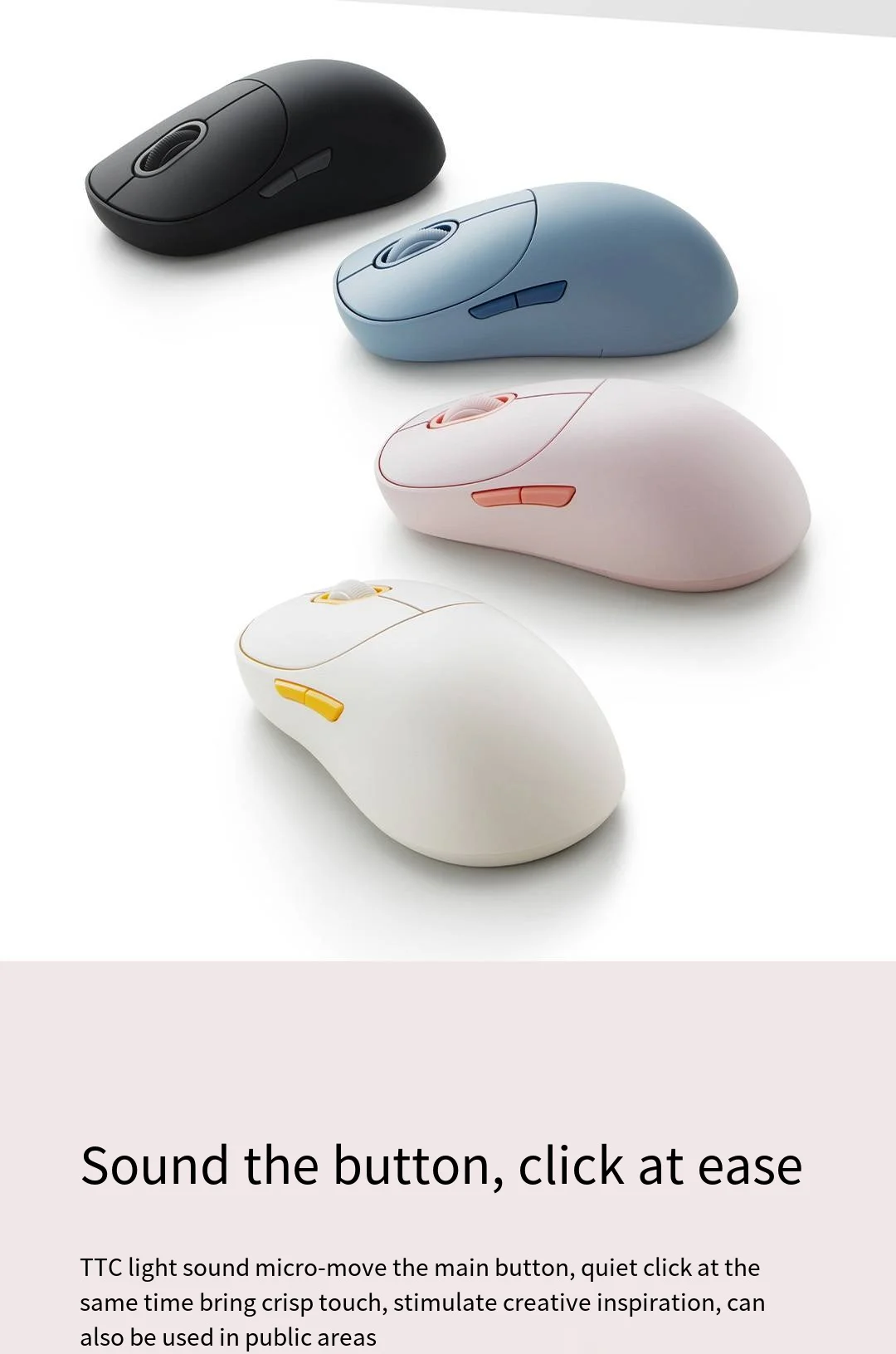 Xiaomi Wireless Mouse 3 Dual Mode 1200DPI description image 4