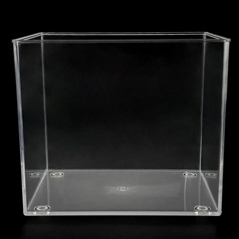 Fish Tank Smooth Edges Small Aquarium High Transparency Desktop Aquatic Landscape Tank For Home Decoration