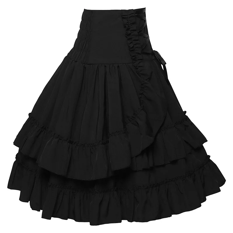 Gothic Black Skirt Image 5