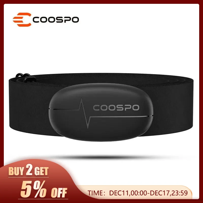 COOSPOH6MChestHeartRateMonitorStrapBluetooth40ANTHRMSensor