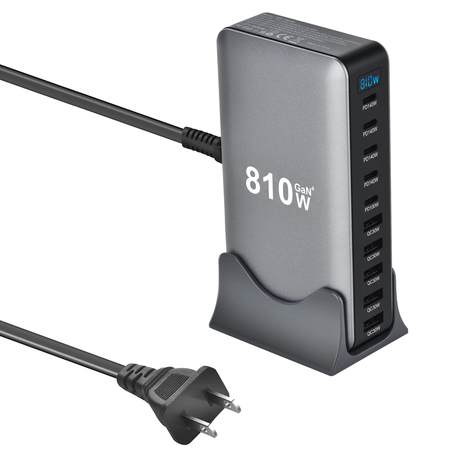 ตัวเลือกสินค้า ชาร์จเร็ว 10 พอร์ต USB-C PD3.1 ชาร์จได้ทุกอุปกรณ์