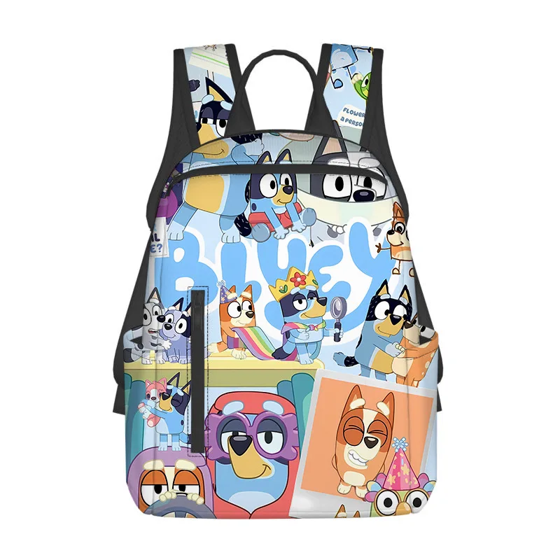 Cute Cartoon Bluey Family Bingo Bluey Fully Printed Diy Backpack