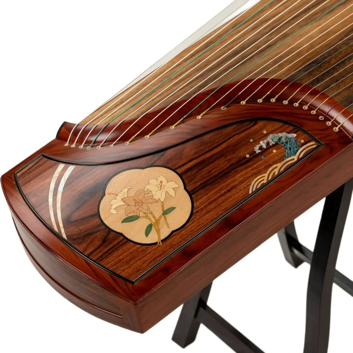 Description Picture 2 of itemTraditional Chinese guzheng hand-dug zither, 21-string national musical instrument Ctcnc brand zither