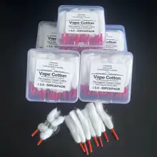 오리지널 재건축 가능한 제우스 X 신발끈 코튼, DIY 사전 설치 면 VS 베이컨 프라임, 도매, 250 개, 200 개, 100 개, 50 개
