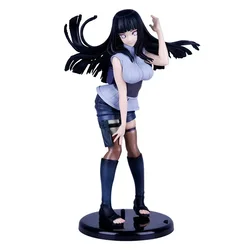 20cm Anime Naruto Long - Haired Hinata Hyuga Action Figure Car Decoration Doll (No box)
