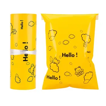 حقيبة بريدية ذاتية اللصق ، تغليف دب ، كرتون ، مقاومة للماء ، إحكام الغلق ، 17 × 25 ، 10 ، 4