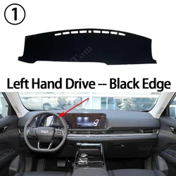 Dashboard Cover Anti - Slip Sunshade Mat (Left Hand Black)