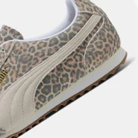 PUMA Arizona Leo Chaussures décontractées unisexes à semelle fine et imprimé léopard Marron-gris 403045-01 4