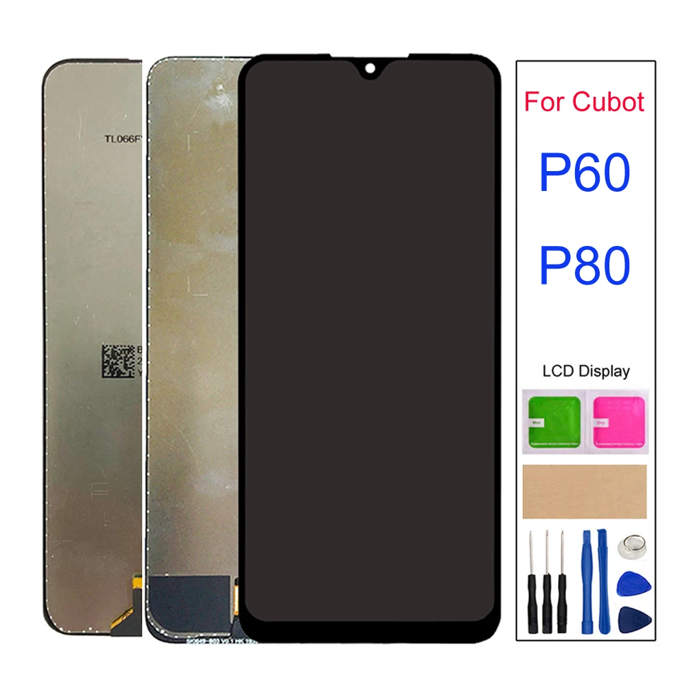 

For Cubot P60 P80 LCD Screen Display Touch Screen Digitizer Assembly Phone Panel Replacement Parts