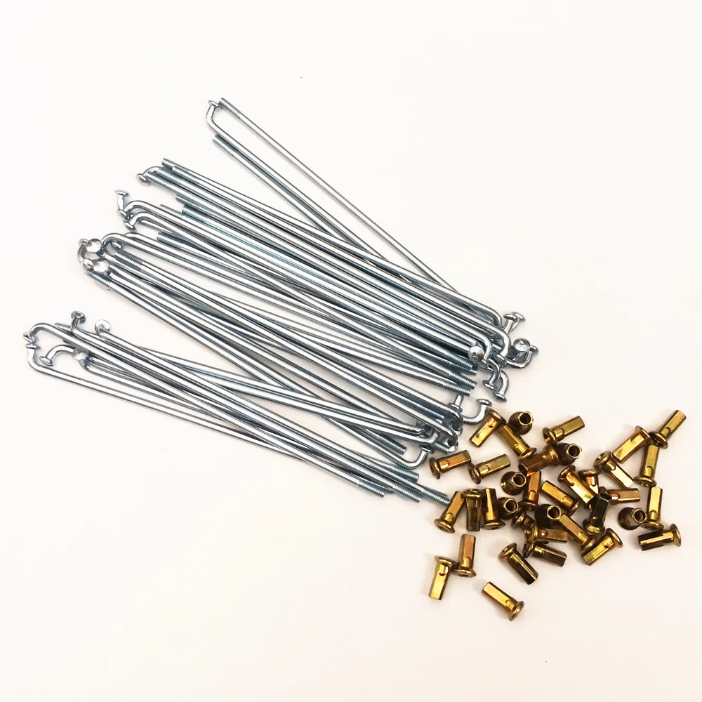 36 lot 8G 9K Bicycle Spoke Diameter 3.2 3.5 4.0mm*125 235mm Off road Motorcycle Spoke E bicycle