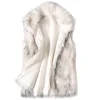 Winter Women's Vest Coat Wool Vest Faux Fur Vest Stand Collar Faux Fur Coat Vest Jacket Outdoor Windproof Coat 2