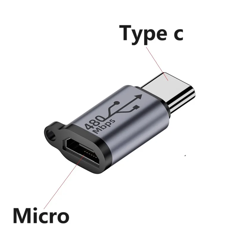 Universal USB Data Transfer Converter: Micro, Mini, and Type-C Adapter 480Mbps