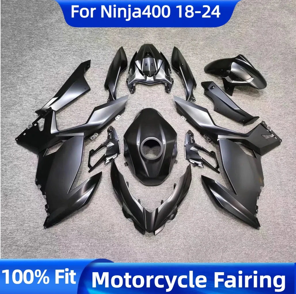 

Комплект обтекателей для мотоцикла, подходит для KAWASAKI 2018 2019 2020 Ninja400R 18-24 EX400R 20212023 2024 100%, подходит для кузова под давлением