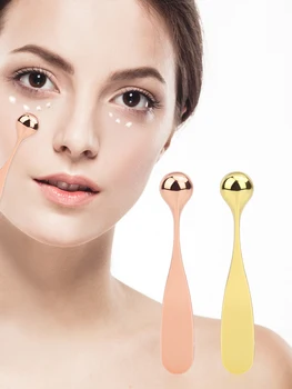 Eye Cream Massager Applicator for Facial Massage Mini Sticks Wrinkle Metal Skin Care Massage Tool Eye Massage Reduces Puffiness - Thumbnail 8