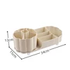 NEW Cosmetics Storage Box Rotating Pen Holder Vanity Table Desktop Makeup Brush Organizer Lipstick Eyeshadow Powder Puff Shelf 6